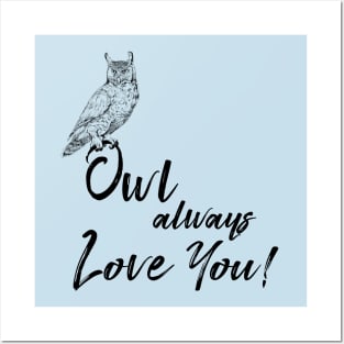 Owl Always Love You! Posters and Art